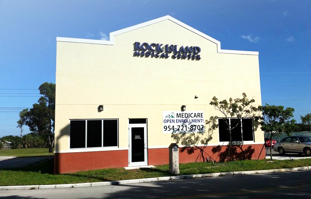 Exterior view of Rock Island Medical Center